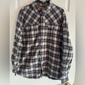 Redhead Ranch Men’s Flannel Button Down Long Sleeve Shirt Size XL